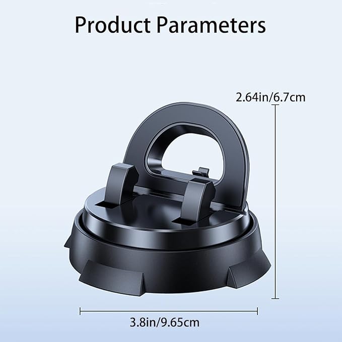 Phone Holder, Intelligent Suction Cup Multifunction Console with Navigation Phone Bracket, Car Dashboard Phone Mount, 360-Degree Rotatable Mobile Holder with Non-Slip Base (1PC)