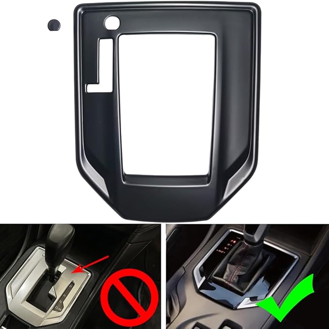 Kolya Center Console Gear Shift Panel Cover Trim Compatible with 2018 2019 2020 2021 2022 Subaru Crosstrek Impreza Accessories (Matte Black)