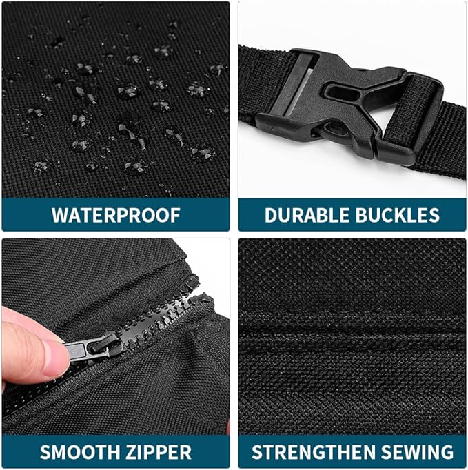 Hanging Car Trunk Organizer with Cooler, Large Pockets, Zippers Detachable Seat Back Waterproof Car Storage Trunk Organizer for Jeeps, SUVs, Black