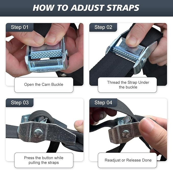 Heavy Duty Cargo Net for Pickup Truck Bed 66" x 50" 1100 lbs Capacity with Adjustable Cam Buckles S-Hooks and Drawstring Storage Bag, Durable Nylon for Trailers and Trucks