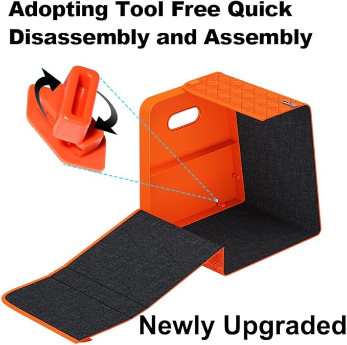 Aiuwo Trunk Organizer for Car,Car Trunk Organizer and Storage for SUV,Truck,MPV Collapsible Multi Compartment Extra Large capacity and Adjustable (Red1, Standard)