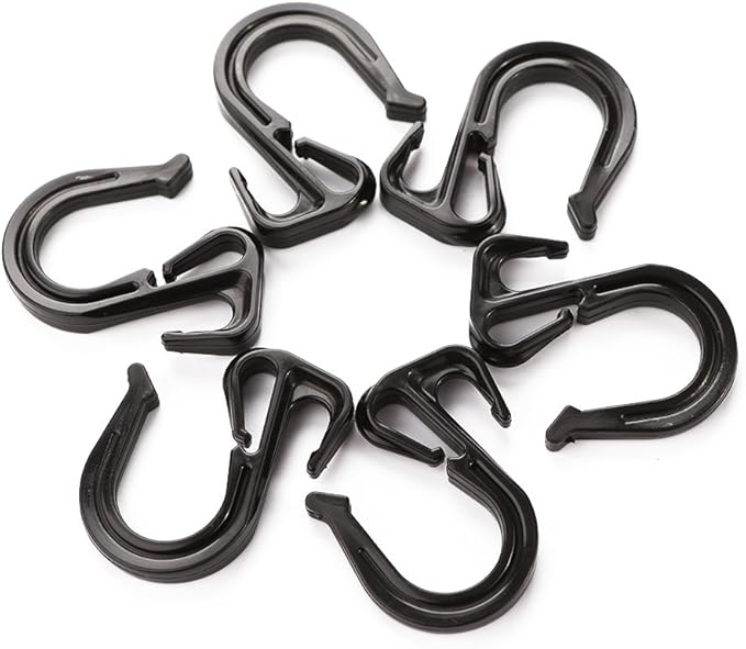 CZC AUTO 15"x15" Black Latex Bungee Cargo Net Strech to 30"x30", Gear Helmet Luggage Netting with 2"X2" Small Mesh and 6 Adjustable Plastic Hooks for Motorcycle Bike Paddleboard Quad Canoe Moped ATV