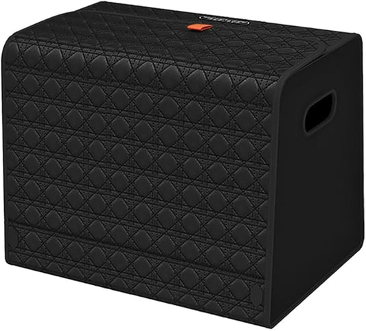 Aiuwo Trunk Organizer for Car,Car Trunk Organizer and Storage for SUV,Truck,MPV Collapsible Multi Compartment Extra Large capacity and Adjustable (Black, Standard)