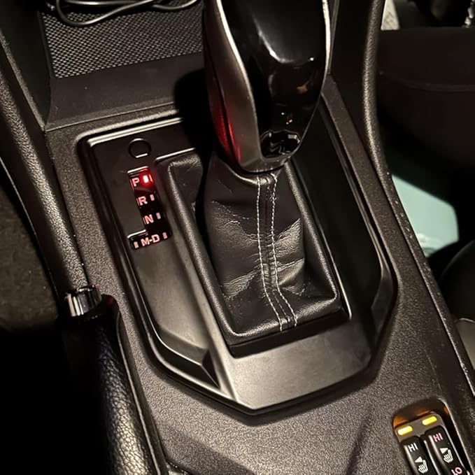 Kolya Center Console Gear Shift Panel Cover Trim Compatible with 2018 2019 2020 2021 2022 Subaru Crosstrek Impreza Accessories (Matte Black)