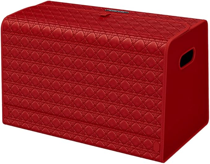 Aiuwo Trunk Organizer for Car,Car Trunk Organizer and Storage for SUV,Truck,MPV Collapsible Multi Compartment Extra Large capacity and Adjustable (Red, Large)