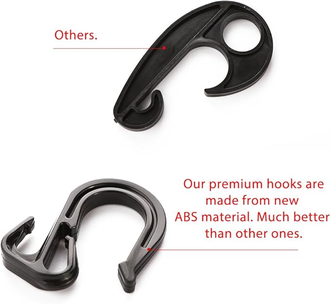 CZC AUTO 15"x15" Black Latex Bungee Cargo Net Strech to 30"x30", Gear Helmet Luggage Netting with 2"X2" Small Mesh and 6 Adjustable Plastic Hooks for Motorcycle Bike Paddleboard Quad Canoe Moped ATV