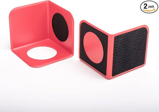 rati Nook Trunk Organizer Blocks – Car Storage Organizer with Adjustable Dividers and Dual Grip Pads – Works on Carpeted or Plastic-Lined Trunks – SUV, Sedan, Truck (Red)