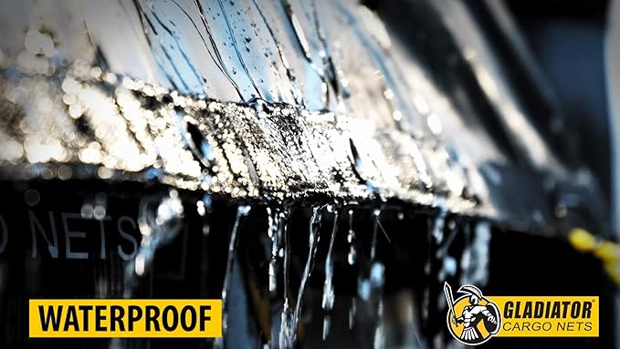 Waterproof Gladiator Cargo Net - Heavy Duty Truck Cargo Net Tarp (SGW-100) Small: 4.75' x 6'