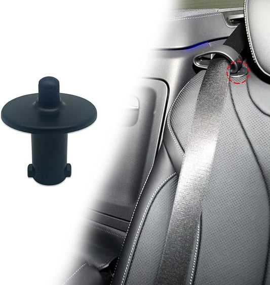 Backseat Seat Belt Guide Holder Ring Retaining Clip for Mercedes-Benz Maybach S Class 2013-2020 W222 W213 W463 (Black)