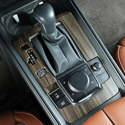 Wood Center Console Cover Trims Fit for Mazda CX50 Gas