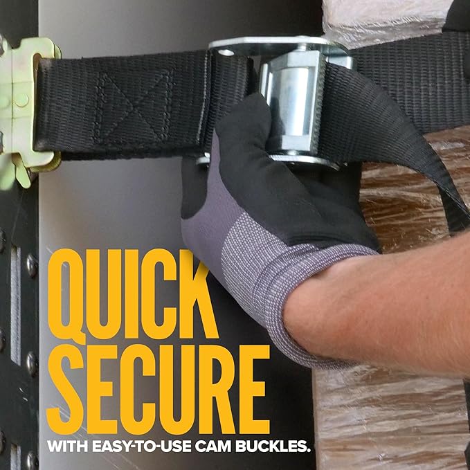 US Cargo Control E Track Cargo Net for Trailer 82" x 42", Adjustable Heavy Duty Cargo Net with Cambuckles for E-Track and X-Track Systems, 8" x 8" Holes, Use in Enclosed Trailers, Box Trucks, Garages