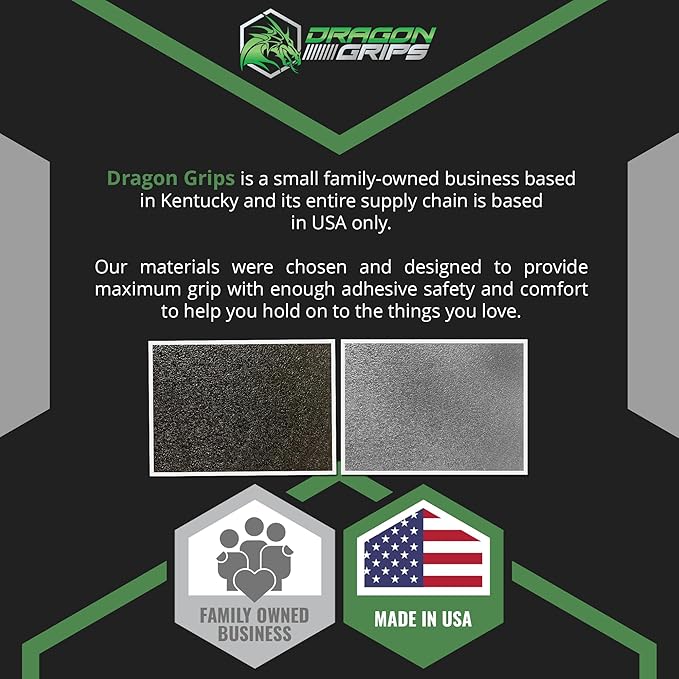 Dragon Grips 5x7 Clear Grip Tape Decal Stickers for iPhone Tablet Computer Textured Silicone Rubber Traction Adhesive Great for Gaming Mouse Controllers and RC Vehicle Controls (Clear)-2 pk