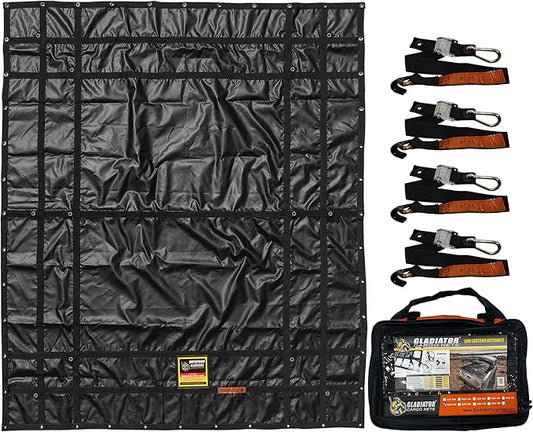 Waterproof Gladiator Cargo Net- Heavy Duty Truck Cargo Net Tarp (MGW-100) Medium: 6.75' x 8'