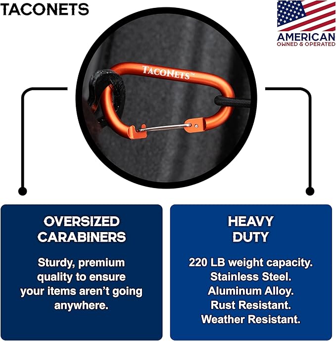 Envelope Cargo Net for Ford Maverick - Fits 2022-2025 - Upgraded 5mm Bungee - Integrated Storage Bag - Heavy Duty Carabiners - Designed in USA